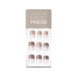 Dashing Diva Nail Polish Gel Strip Blue Crush, Day To Night, Short, Square Shaped Press On Nails (Pack Of 30)