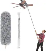Tallin Microfiber Feather Duster with Extendable Pole 100