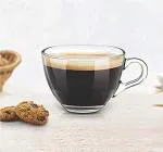 Cracker Transparent Glass Big Tea Cup Mug With Handle For Hot And Cold Drinks 190ml (Pack Of 2)