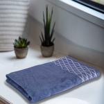 Justoriginals PCBT0CTNAOSGY2134 Grey Cotton Bath Towel - King