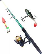 SPRED Milbonn Fishing rod and reel full set combo king 210 frog bait Blue Fishing Rod (210 cm, 0.125 kg, Blue)