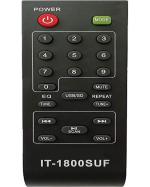 NixGlobal IT-1800 SUF Remote Compatible with INTEX HOME THEATER Remote Controller (Black)