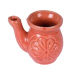 CLAYWALA - Classic Handmade Natural Terracotta Clay Earthenware Water Jug for Drinking (SET OF 4)
