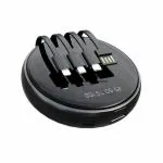 Caponics 10000mAh Polymer Power Bank with in Built 4-1 USB to Type-C for Fast Charging(CAP-ROB)