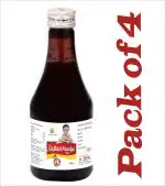 NID North India Life Sciences Pvt. Ltd. Holy Shankhpushpi Syrup For Sharp Mind, Concentration, Memory Power| Brain Tonic - 220 ml ( Pack of 4)