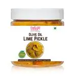 Delight Foods Olive Oil Lime Pickle 350g| NimbooAchaar| Lemon