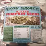 kwik snack Pumpkin Seeds - Raw Pumpkin Seeds for Eating | Immunity Booster| Protein Snacks Pumpkin Seeds (400 g, Pack of 2)