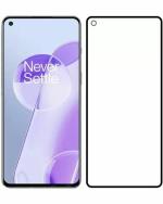 ALOMPIK OnePlus 9RT 5G Black Scratch Resistant Edge To Edge Tempered Glass
