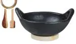 Craftsman India Online Black Clay Pottery Mud Pot For Cooking And Serving