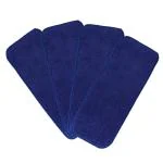 Ineffable Baby Diaper 3 Layer Microfiber Washable Reusable Pocket Cloth Diaper Nappy Insert Pads for Kids (Pack of 4, Navy Blue)