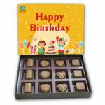 BOGATCHI Gift Ideas, Happy Birthday Chocolate Box, Blessings, Dark Chocolates, Love Chocolates, Premium Chocolates, 120 g