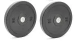 SX Fitness 20 Kg Spare Rubber Weight Plates Combo (10 kg X 2) Rubber Weight for Home Gym & Exercise (20)