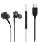 JAINPLIC Wired Earphone Headphone with Mic,Inline Remote,Rich Bass and Noise Isolation Compatible for for Samsung S20 FE 5G, S21, S21 FE 5G, S21 Ultra, S21+, S22, S22+, S8, S8+, S9, S9+( Black, Z1B9)