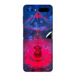 GADGETSWRAP Printed Vinyl Skin Sticker for Samsung Galaxy Z Flip - water drip drop splash art