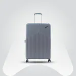 Yayavar Rio Steel Gray Polycarbonate TSA Lock Colour Matching accessories Hard Trolley Bags 1 Pcs 75CM Large Size