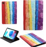VAKIBO Multicolor Samsung Galaxy TAB A8 10.5 inch Silicon Flip Cover