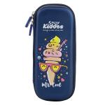 Smily Kiddos SMK16001516 Blue Ethylene Vinyl Acetate Zipper Pencil Case for Boys and Girls
