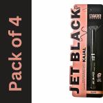 OCTAVIA BEAUTY Myra Beauty Jet Black Kajal | Long-lasting & Smudge-proof Eyeliner | Pack of 4