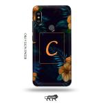 Tweakymod Printed Floral C Back Cover For Redmi Note 6 Pro