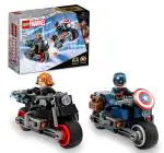 Lego Marvel Black Widow & Captain America Motorcycles 76260 (130 Pieces), 6Y+