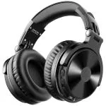 OneOdio Bluetooth Over Ear Headphones - Wireless/Wired 110 Hrs Stereo Sound Bluetooth Foldable Headsets with Deep Bass 50mm Neodymium Drivers for PC/Phone - Studio Wireless Pro C - (Black)