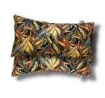 KS Pillows 100% Pure Organic ILAVAM PANJU Pillow Floral Printed Soft Pillows (Brown) (Pack Of - 2)