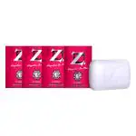 Z men's Classic Soap, 125g X 4, Woody & Musky Fragrance lasting Freshness, Nourishment & Ideal for All Skin Types, Protects from Germ Refreshing & Removes Excess Oil by Deep Cleansing (Pack of 4)