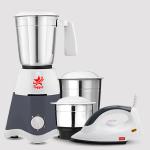 Fogger Star 500 W Mixer Grinder (3 Jars, Grey) & 1000 W Star Dry Iron (Grey)