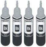 GPN PRINT Refill Canon G1000 G2000 G2002 G2010 G2012 G3000 G3010 Black Ink Bottle (Pack of 4)