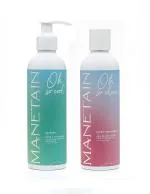 Manetain Co Wash, 200 G And Shampoo, 237 Ml For Curly And Wavy Hair (Combo Of 2)