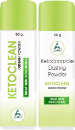 Alloes Ketoconazole Dusting Powder for Anti Bacterial for Treating Skin Infection | 50 gram x 2