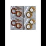 VARNI CREATION Ladoo Gopal Diamond Medium KADA (Set of 4)