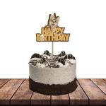 Festiko 1 Pc Happy Meowday Cake Topper, Cat Birthday Decoration, Pet Birthday Decoration