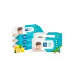 Mee Mee Caring Baby Wet Wipes with Lemon Fragrance 72 pcs (Pack of 5)
