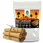 7 SIZZLES SriLankan Ceylon Cinnamon Stick/Dalchini Sticks/Fresh True Cinnamon Quills (Cinnamomum verum) (100 Gm)