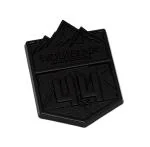 Incognito Mountain Cross Country 4x4 Badge Sticker for Off Road Drivers, Metal (Black)