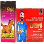 Herbshd Vital Strong 21 Capsule & Zenovit 10 Capsule For General Weakness, Energy Boost