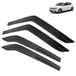 Kingsway Car Wind Deflectors Rain Guard Window Visor for Volkswagen Polo GT 2012, 2013, 2014, 2015, 2016, 2017, 2018, 2019, 2020, 2021, 2022, 2023, 2024, 2025 Model, Car Door Visor Online India, Car Sun Shades