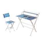 Wishing Clouds Frozen Pattern Foldable Kids Study Table & Chair, Ideal for Homework, Arts & Crafts
