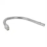 AllExtreme EXRG58 Twin Spark Exhaust Silencer Bend Pipe Compatible for BS3 and BS4 Model Royal Enfield Classic, Electra and Standard 350cc and 500cc (Chrome)