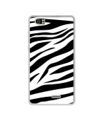Casotec Black And White DesignPrinted Silicon Soft TPU Back Case Cover for Lava V2s