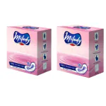 4MILADY Ultra Thin Sanitary Pads: Comfortable and Discreet Feminine Hygiene Protection | Day & Night Protaction ( Pack Of 68 Pcs)
