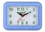 Sonam Blue Rectangular Plastic Analog Alarm Clock for Bedroom/Living Rooms
