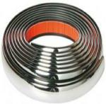 Love Me Chrome Interior Decorating and Styling Strips Car Beading Roll for Bumper, Window, Window Sill  (10 m)