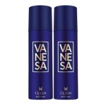 VANESA Queen Deodorant Spray Combo - 150ML Each (Pack of 2) | Luxury Long Lasting Deodorant For Women