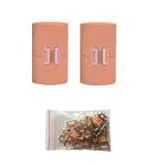 ELASTIC CREPE BANDAGE - WRIST WRAP STRAPS (PACK OF 2) 6CM x 4MTR(STRETCHED LENGTH)EXTRA 6 PICS CLIPS