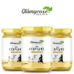 Glamycose A2 Gir cow ghee 500 mL (pack of 3) | Lab Tested | Perfect Aroma & Danedar Ghee | Curd-Churned | No Added Color and Preservatives, No Added Fragrance |Vedic Ghee | A2 Ghee Bilona Method | Desi cow ghee | Organic Ghee | Glass Jar 500 mL.