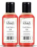 SWADESHI KHADI HERBAL Red Onion Hair Oil (Pack of 2) (200 ml)