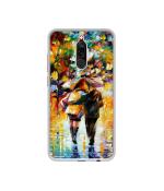 Casotec Paint Couple Pattern DesignPrinted Silicon Soft TPU Back Case Cover for Xiaomi Redmi 8