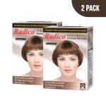 Radico Natural Herbal Permanent Natural Brown Hair Colour (Pack of 2)